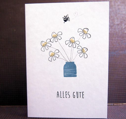 Karte Grüße "Alice"