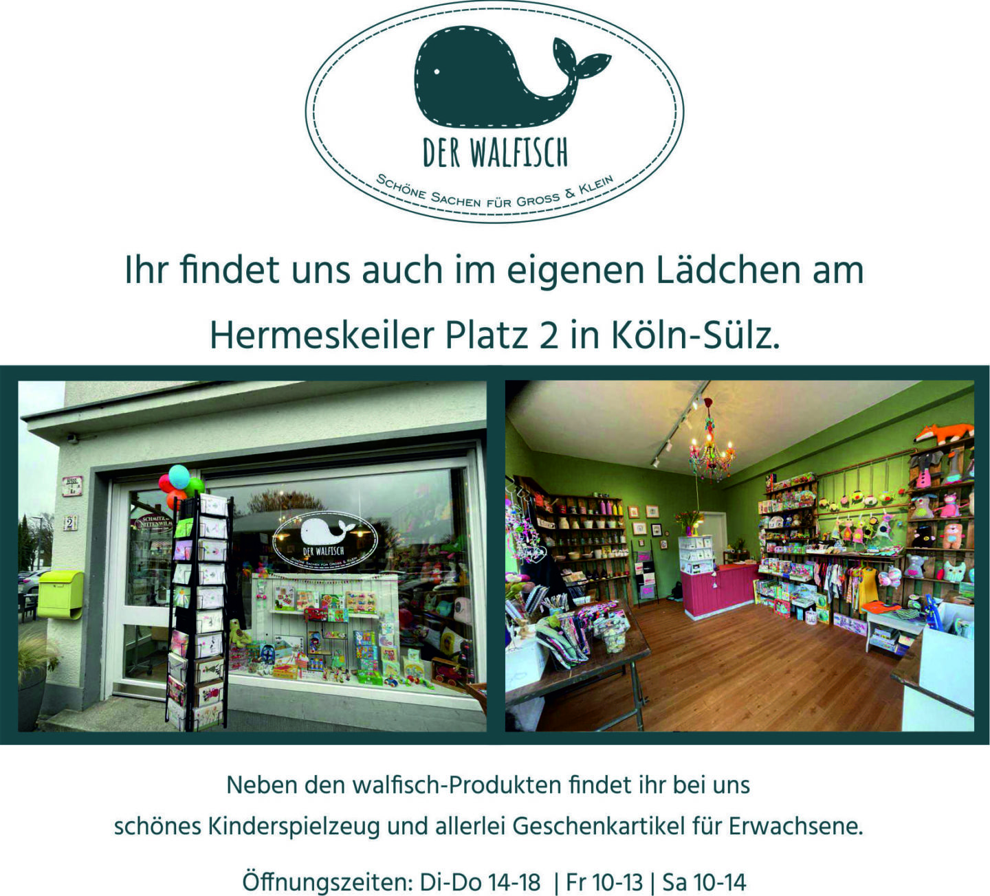 Lädchen HInweis